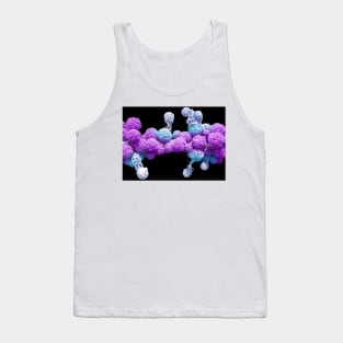 T cells attacking cancer cells (C025/6875) Tank Top